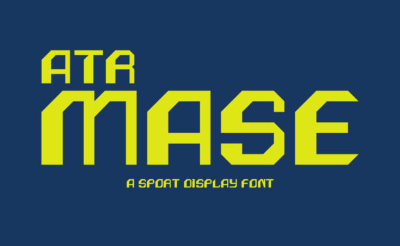 ATR Mase: A Bold Display Font That Commands Attention Online
