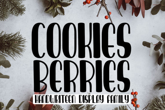 Cookies Berries Font: Bold and Friendly