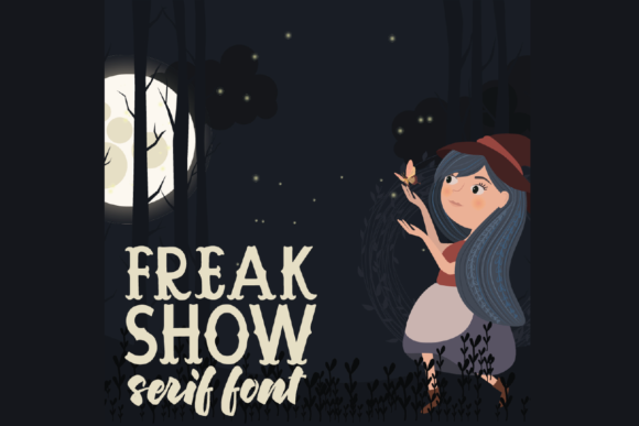 Freak Show: A Bold Display Font That Commands Attention