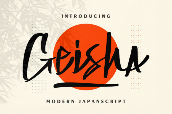 Geisha: A Stylish Display Font