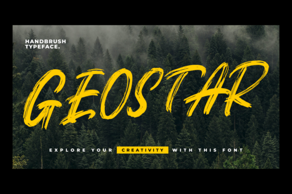Geostar: A Bold Display Font for Creative Makers