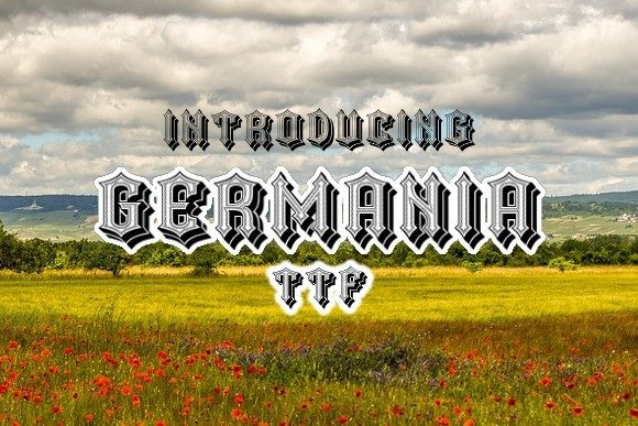 Germania: A Bold Typeface for Editorial Design