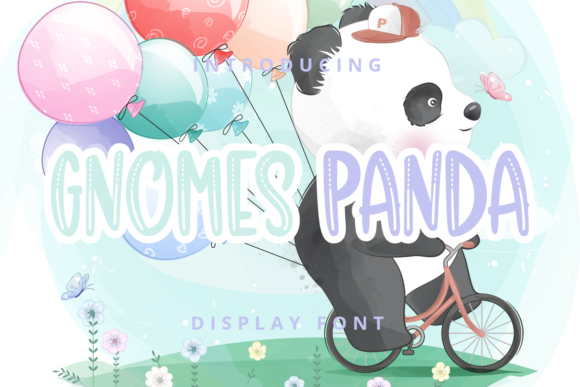 Gnomes Panda: A Friendly Display Font for Thoughtful Design