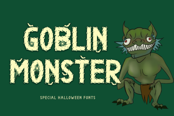 Goblin Monster: A Creepy Display Font
