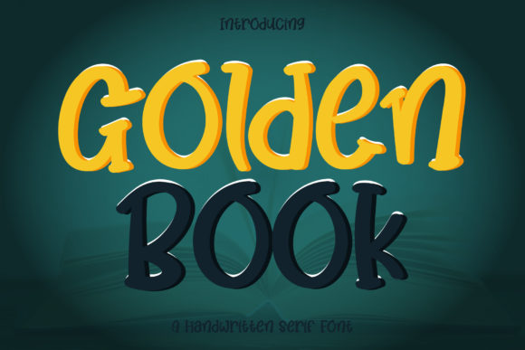 Golden Book: A Display Font That Makes Your Brand Shine