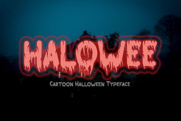 Halowee: A Creepy-Cool Display Font for Brand Personality