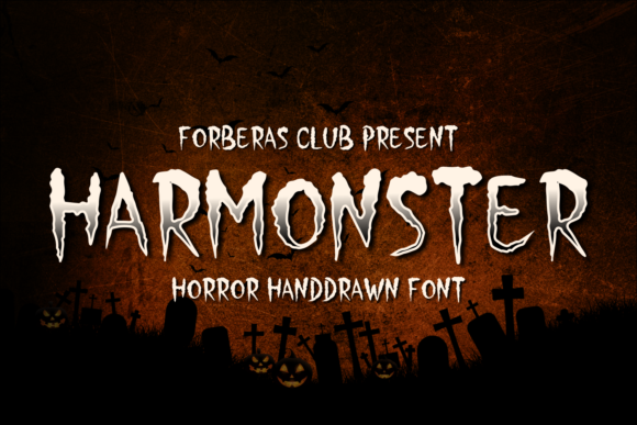 Harmonster: A Creepy Display Font