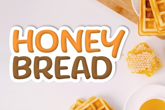 Honey Bread: A Paint-Brushed Display Font for Digital Impact