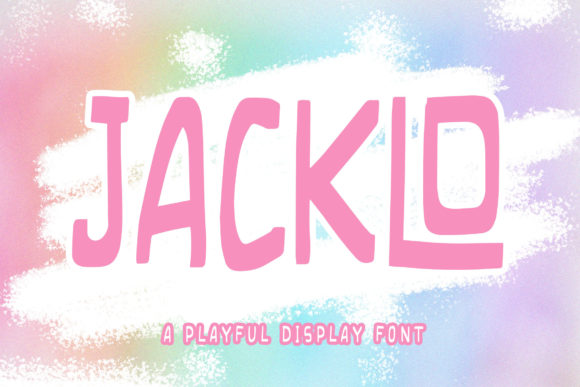 Jacklo: A Playful Display Font for Crafters