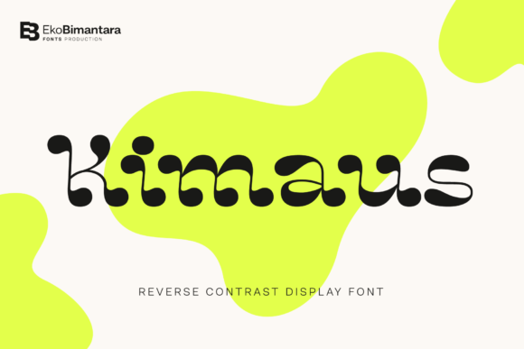 Kimaus: A Bold, Warm Display Font That Earns Its Space