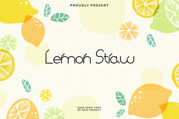 Lemon Straw: A Modern Display Font