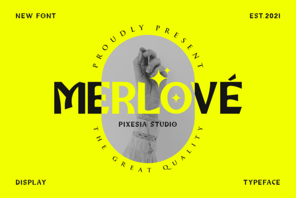 Merlove: A Bold Display Font