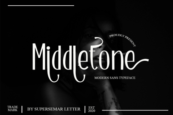Middletone: A Stylish Display Font