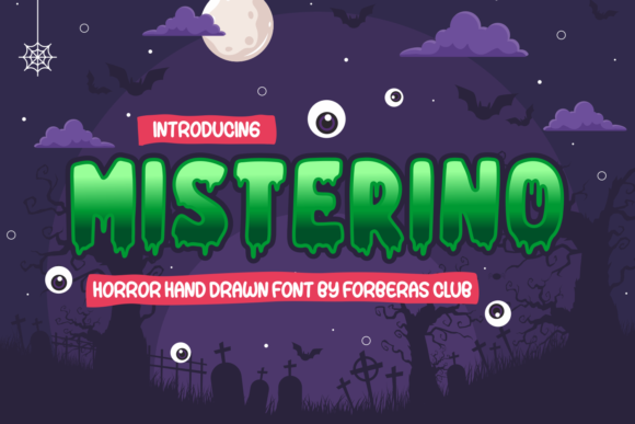 Misterino: A Spooky Display Font