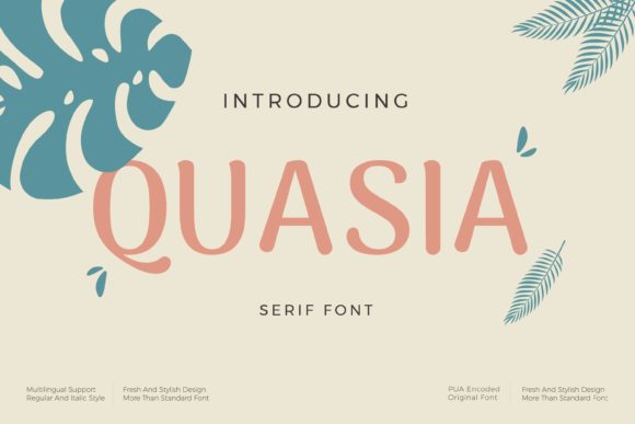 Quasia: A Display Font That Breathes With Your Content