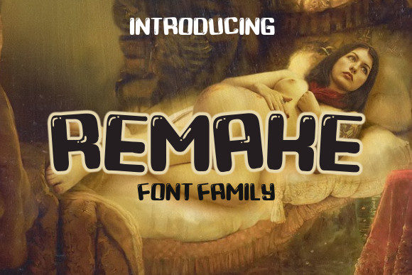 Remake: A Bold Display Font for Web Design