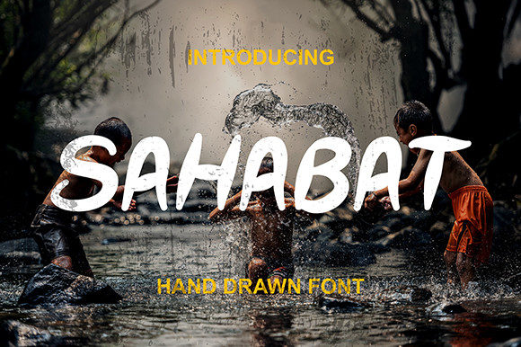 Sahabat: A Display Font That Makes Your Message Instantly Click
