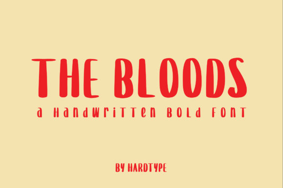The Bloods Display Font for Bold Digital Identity