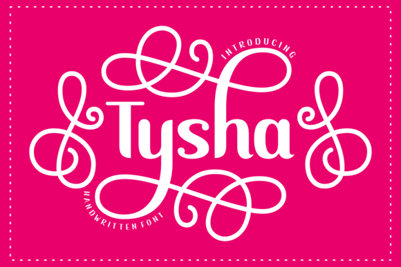 Tysha: A Whimsical Display Font That Elevates Digital Branding