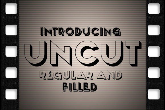 Uncut: A Bold Display Font