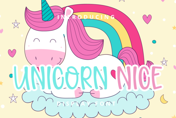 Unicorn Nice: A Display Font That Feels Like Handwritten Joy