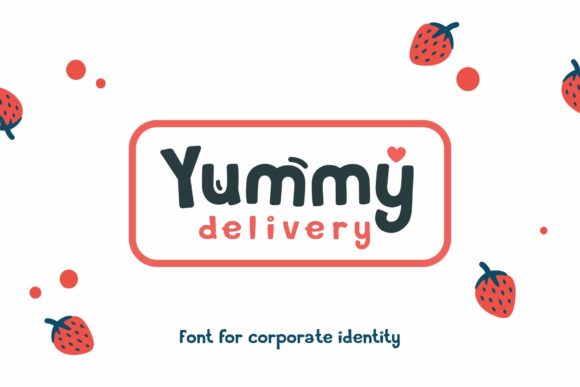 Yummy Delivery Font: A Paint-Brushed Display Typeface That Feels Like Play