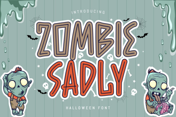 Zombie Sadly: A Display Font That Grabs Attention—Without Saying a Word